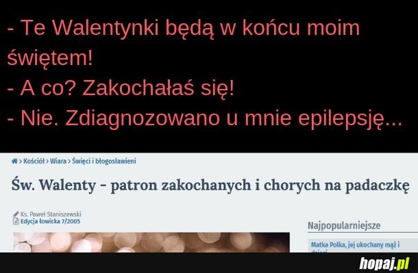 Miłość czy padaczka - bez różnicy 