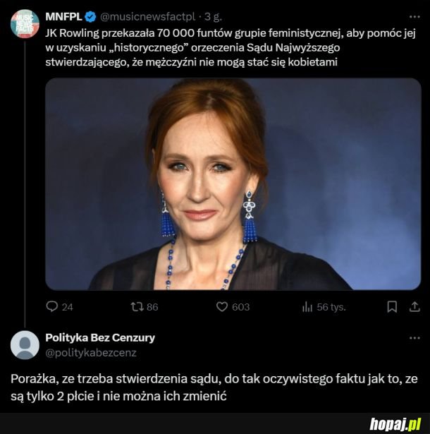 J.K. Rowling nie zwalnia tempa