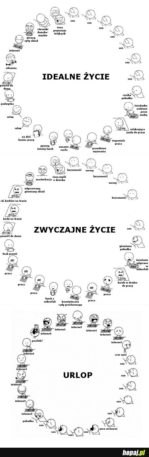 Jak przebiega nasze życie? Oczekiwania vs. Rzeczywistość