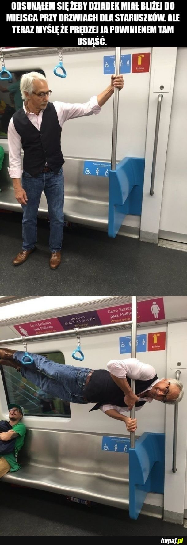 W porównaniu z nim to ja jestem ułomny