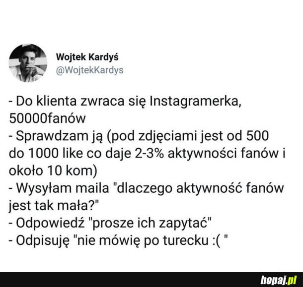 Typowa gwiazdeczka z instagrama