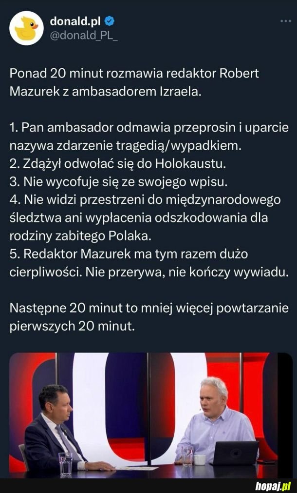 Ten typ jest bezczelny..