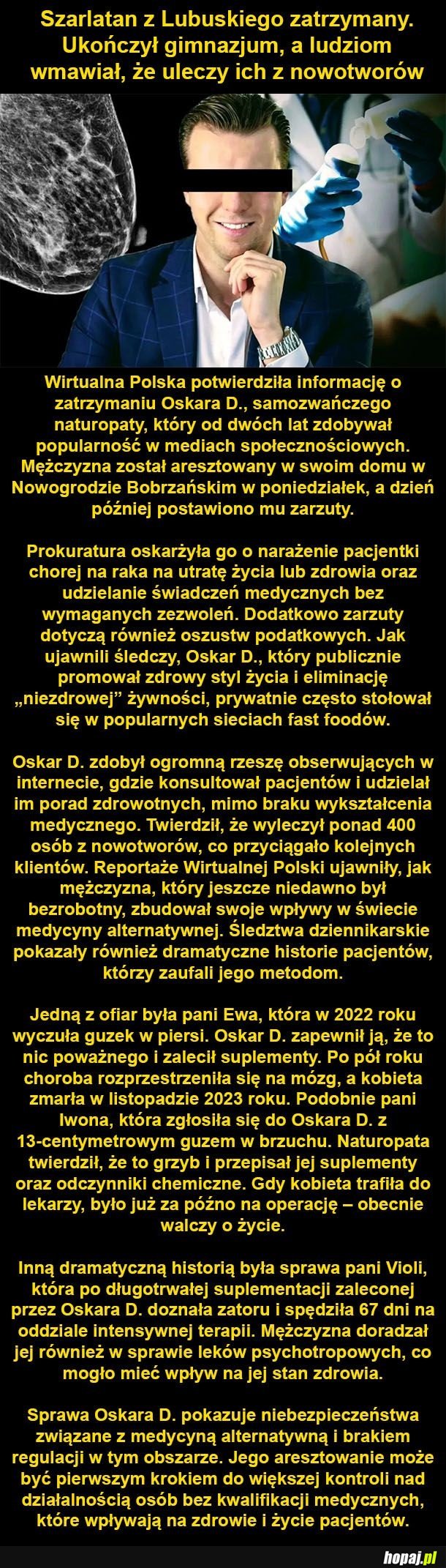 W końcu ma to na co zasłużył