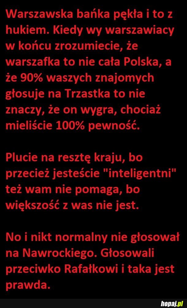 Ktoś to musi powiedzieć