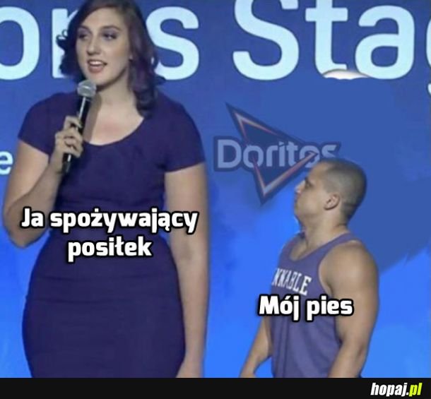 Skubaniec każdy kęs liczy