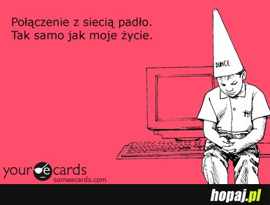 Połączenie z siecią padło