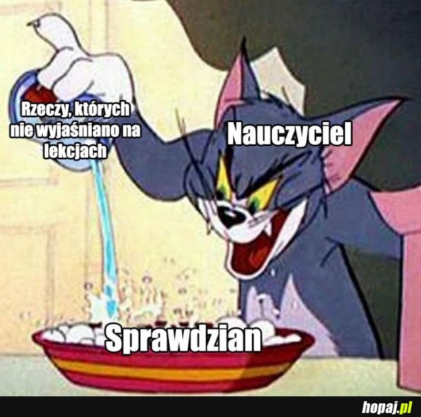 Sprawdziany takie są