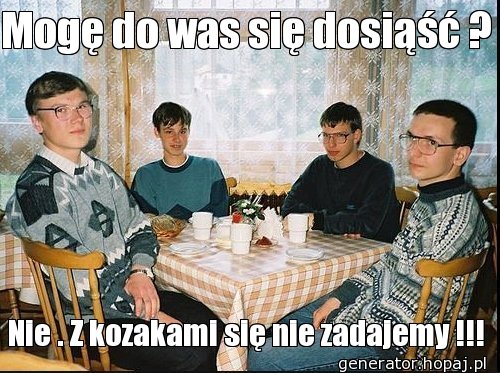 Mogę do was się dosiąść ?