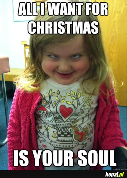 All i want for Christmas