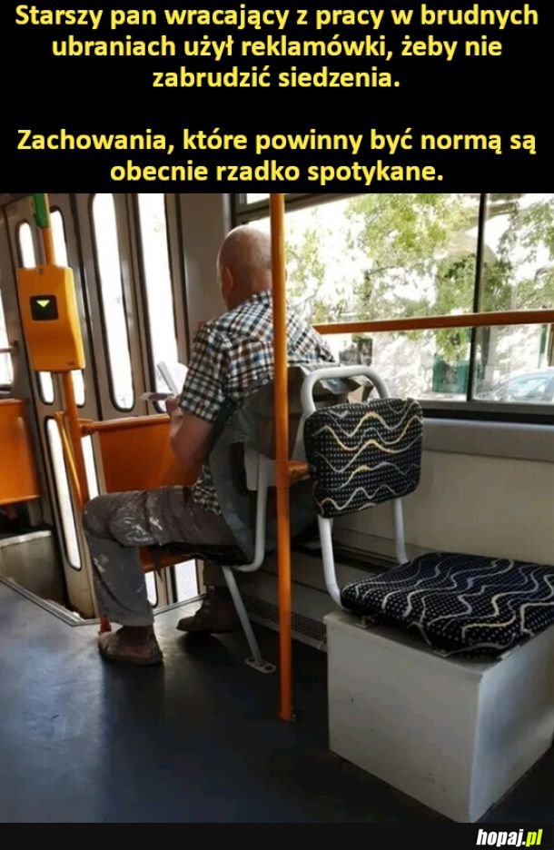 Zachowania, które powinny być normą są obecnie rzadko spotykane