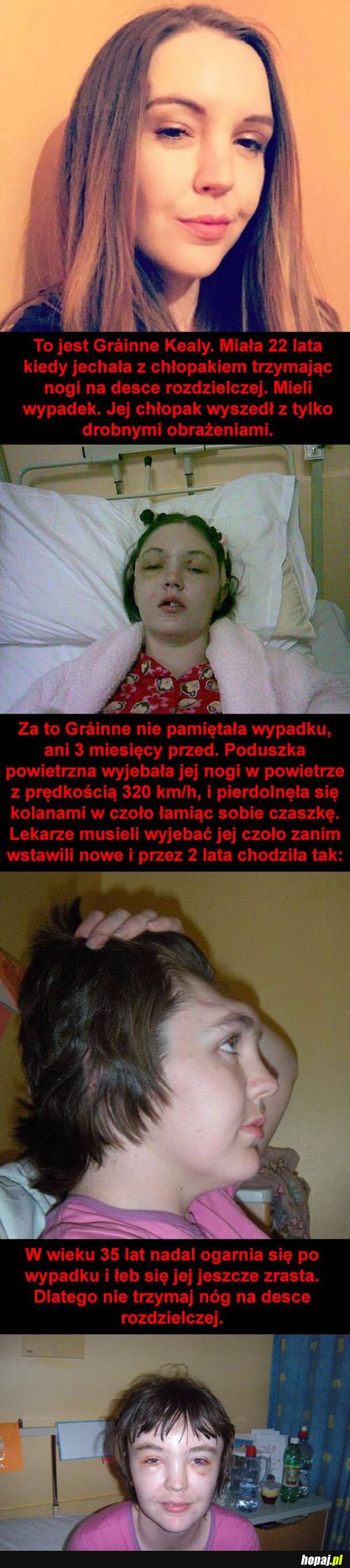 Nie trzymaj nóg na desce rozdzielczej 