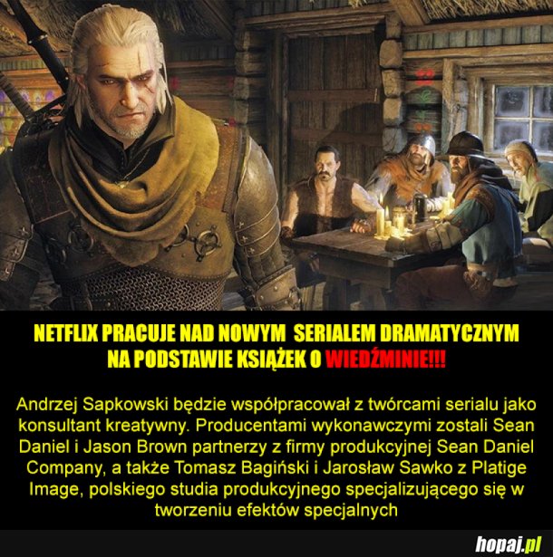 NETFLIX BIERZE SIĘ ZA SERIĘ WIEDŹMIN!