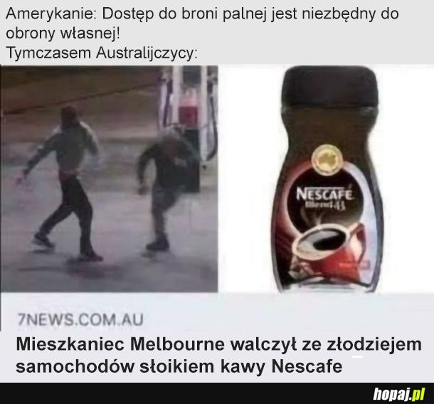 Czyli jednak można bez pukawki...