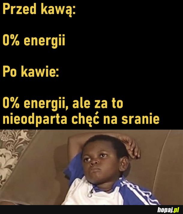 Przed kawą i po kawie