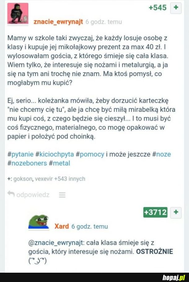 Zwyczaj w szkole