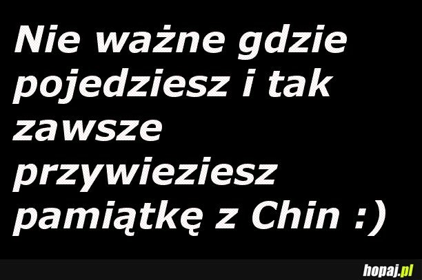 Pamiątki z Chin