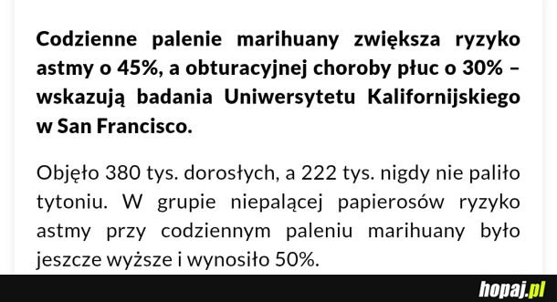 Jak by ktoś sie zastanawiał czy warto palić