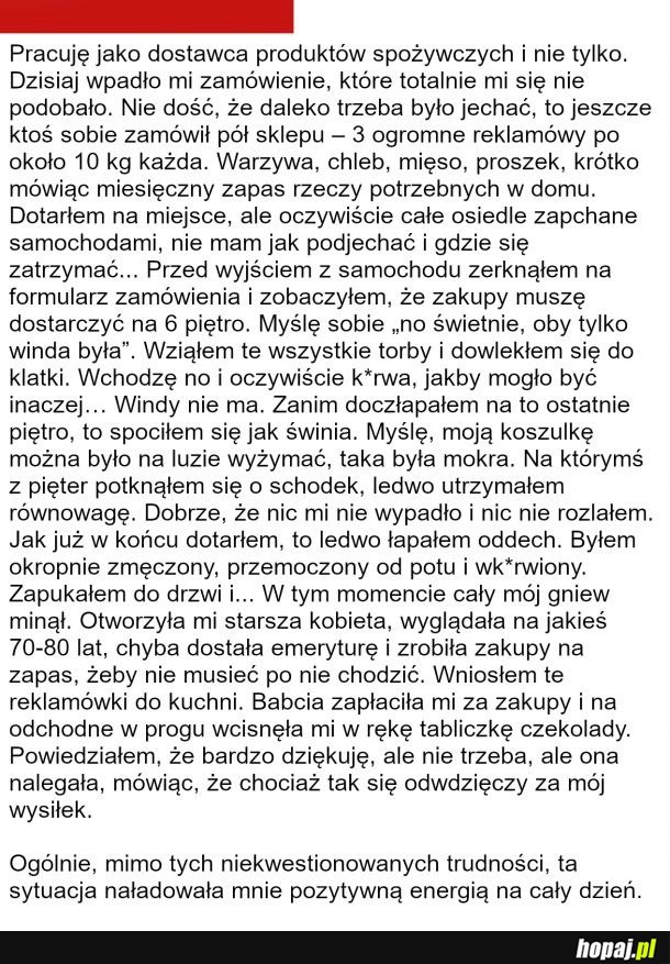 Wyczerpująca dostawa