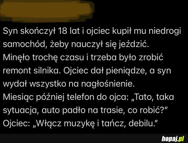 Dobrze mu powiedział