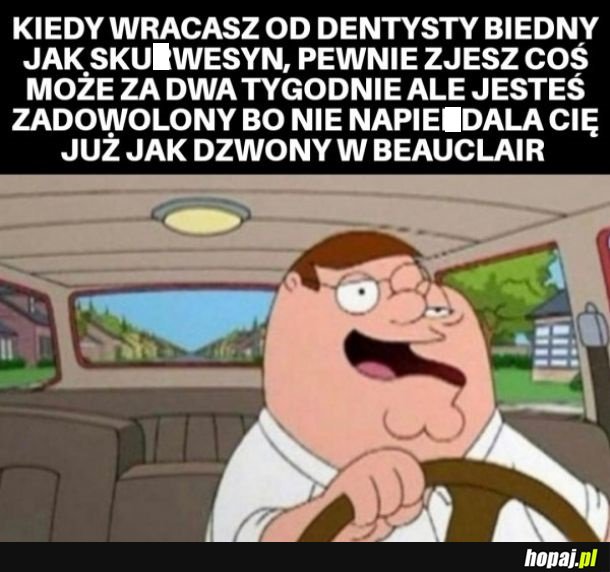 Kiedy wracasz od dentysty