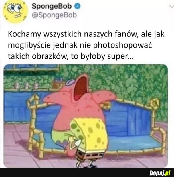 Prośba od twórców SpongeBoba