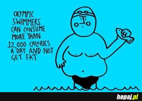 Nie jesteś olimpijskim pływakiem