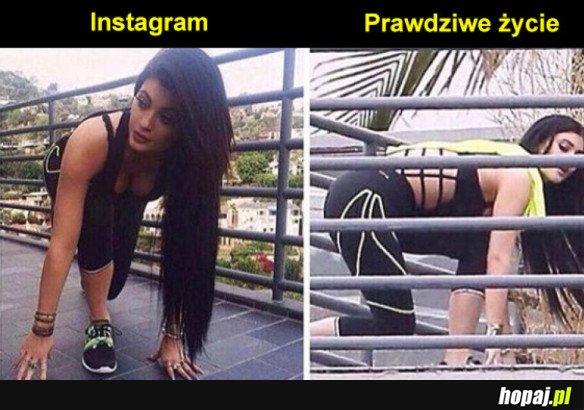 Instagram vs życie