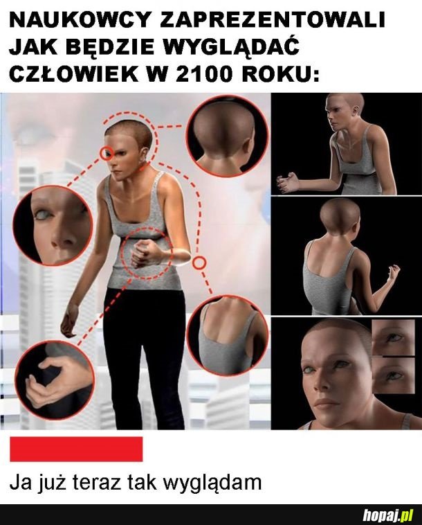 Człowiek w 2100 roku