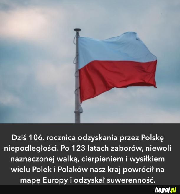 106. rocznica odzyskania przez Polskę niepodległości