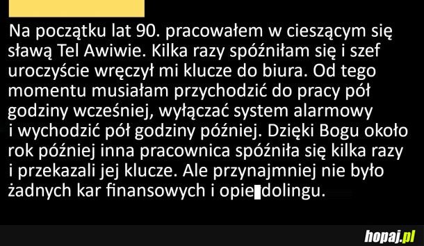 Nie warto się spóźniać