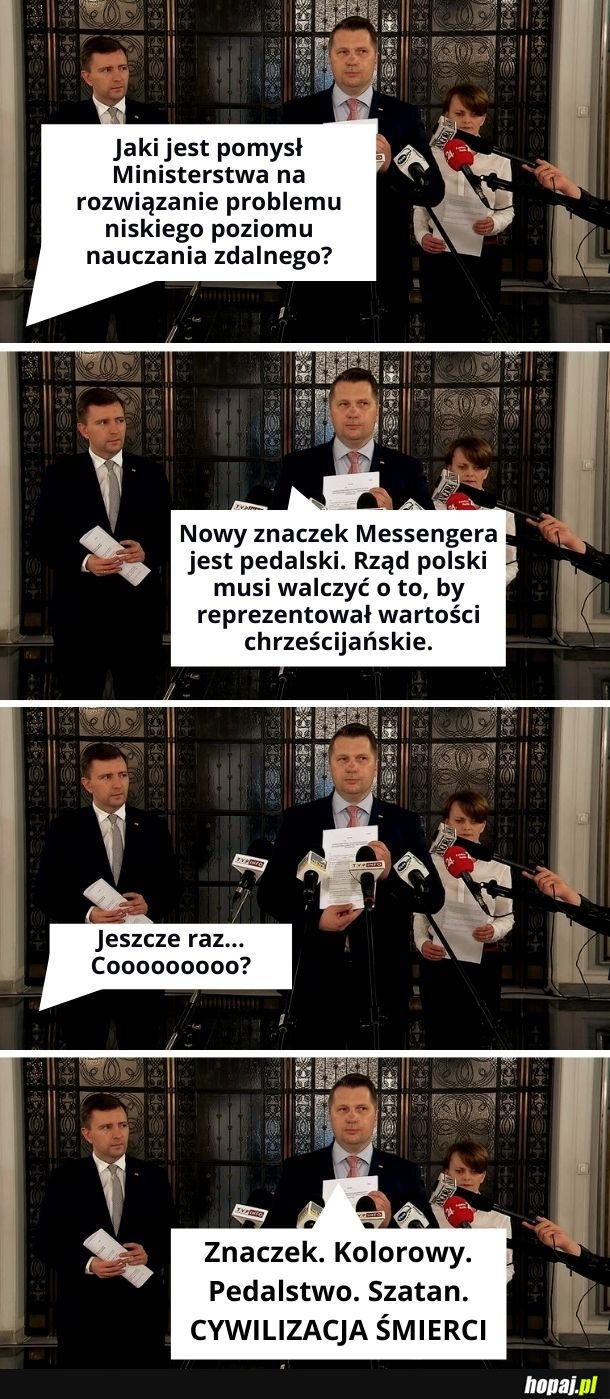 Fajny ten nowy Minister Edukacji. Taki nie za mądry.