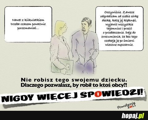 Nigdy więcej spowiedzi!