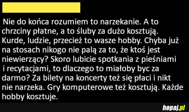 Wszystko kosztuje