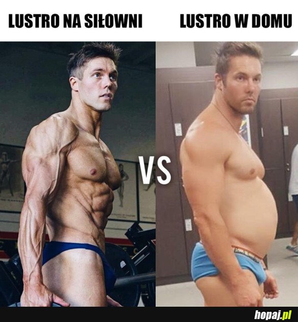 DWA RÓŻNE LUSTRA