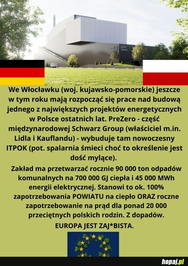 A mówią że palenie śmieciami nie jest eko.