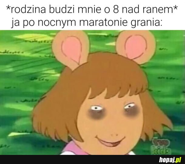 Wyspać się nie można