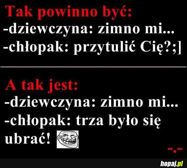 Tak powinno być