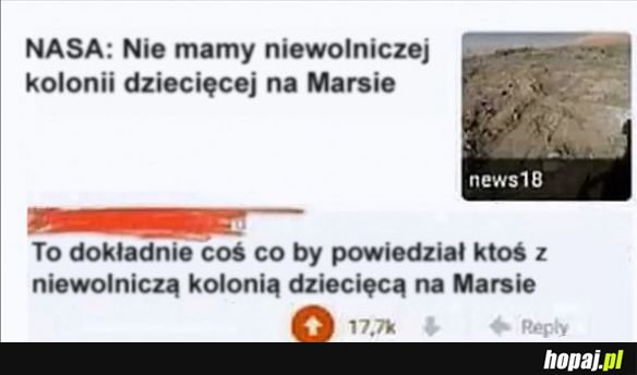 NASA coś kręci