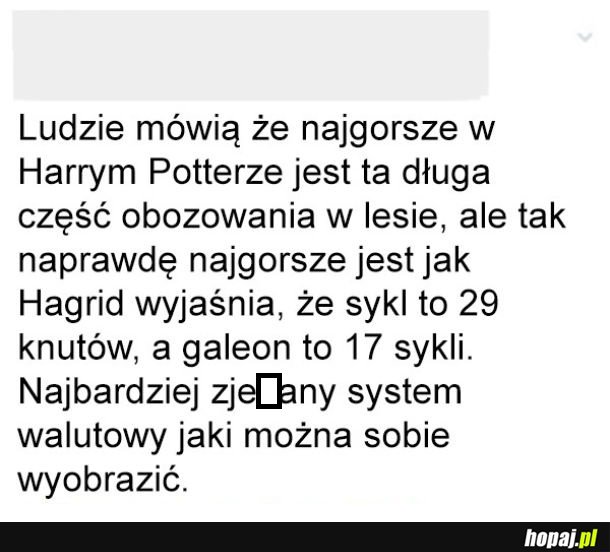 Najgorsze w Harrym Potterze
