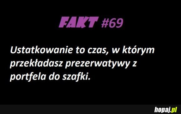 Co jest oznaką ustatkowania?