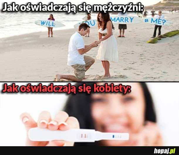 Jak oświadczają się mężczyźni vs. jak robią to kobiety