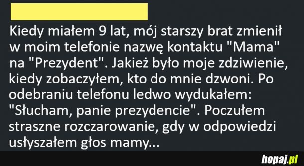 Jego brat go strollował