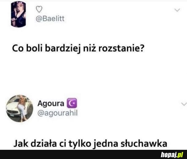 Większy ból