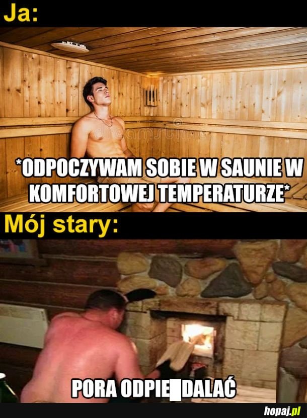 Relaks w saunie