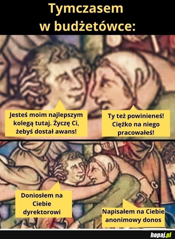 Zwyczajny dzień w budżetówce