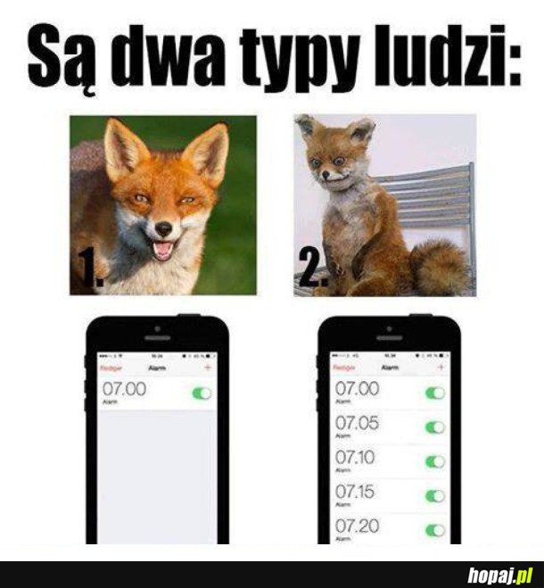 DWA TYPY LUDZI...