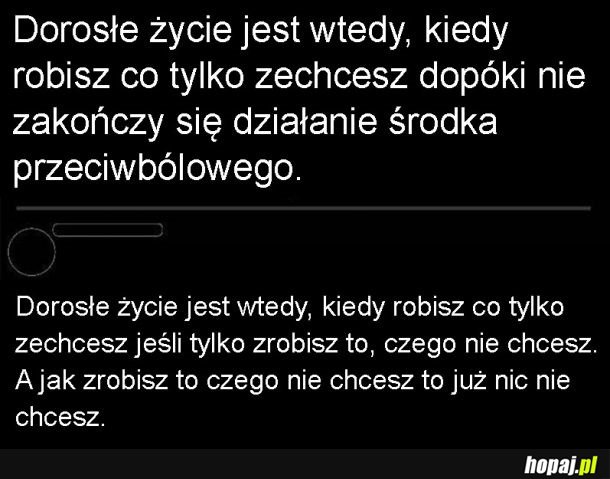 Dorosłe życie