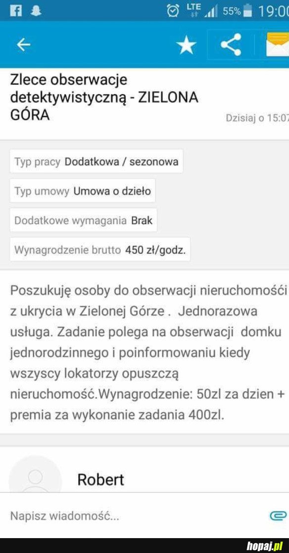 INTERESUJĄCE ZLECENIE