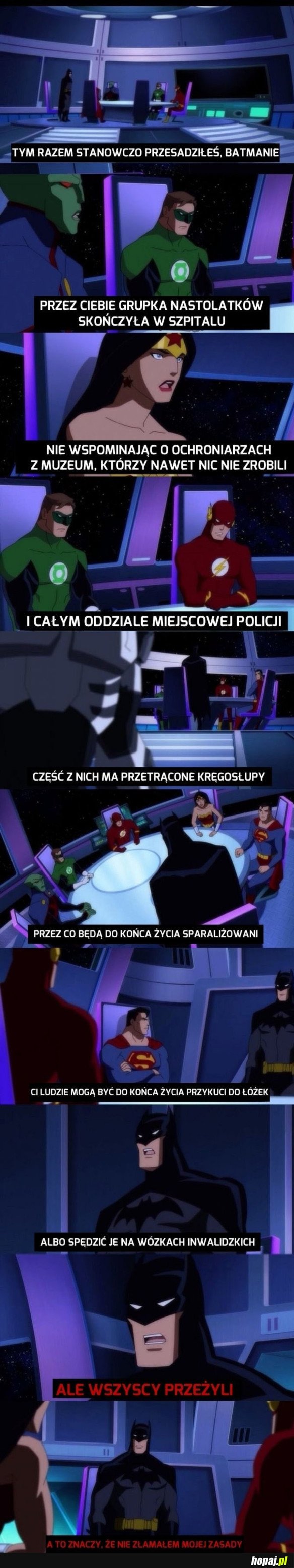 BATMAN JEST BARDZO ZASADNICZY