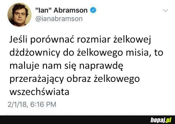 To musi być dziwny świat